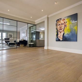 Solid wood flooring