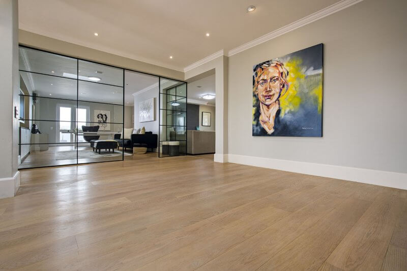 Solid wood flooring