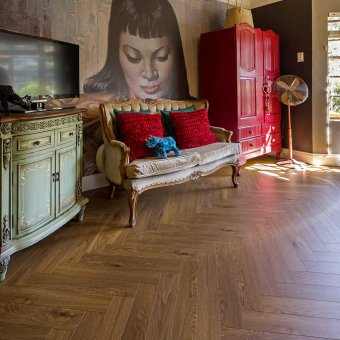 Oak herringbone