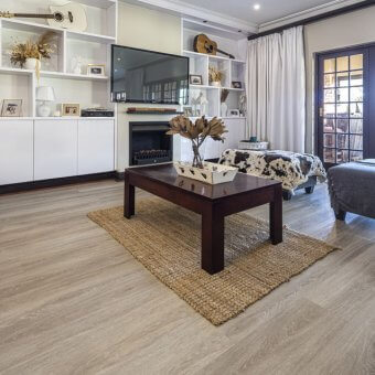 blue quartz vinyl flooring in lounge